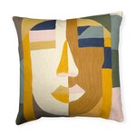 Natural Habitat Abstract Woman Pillow