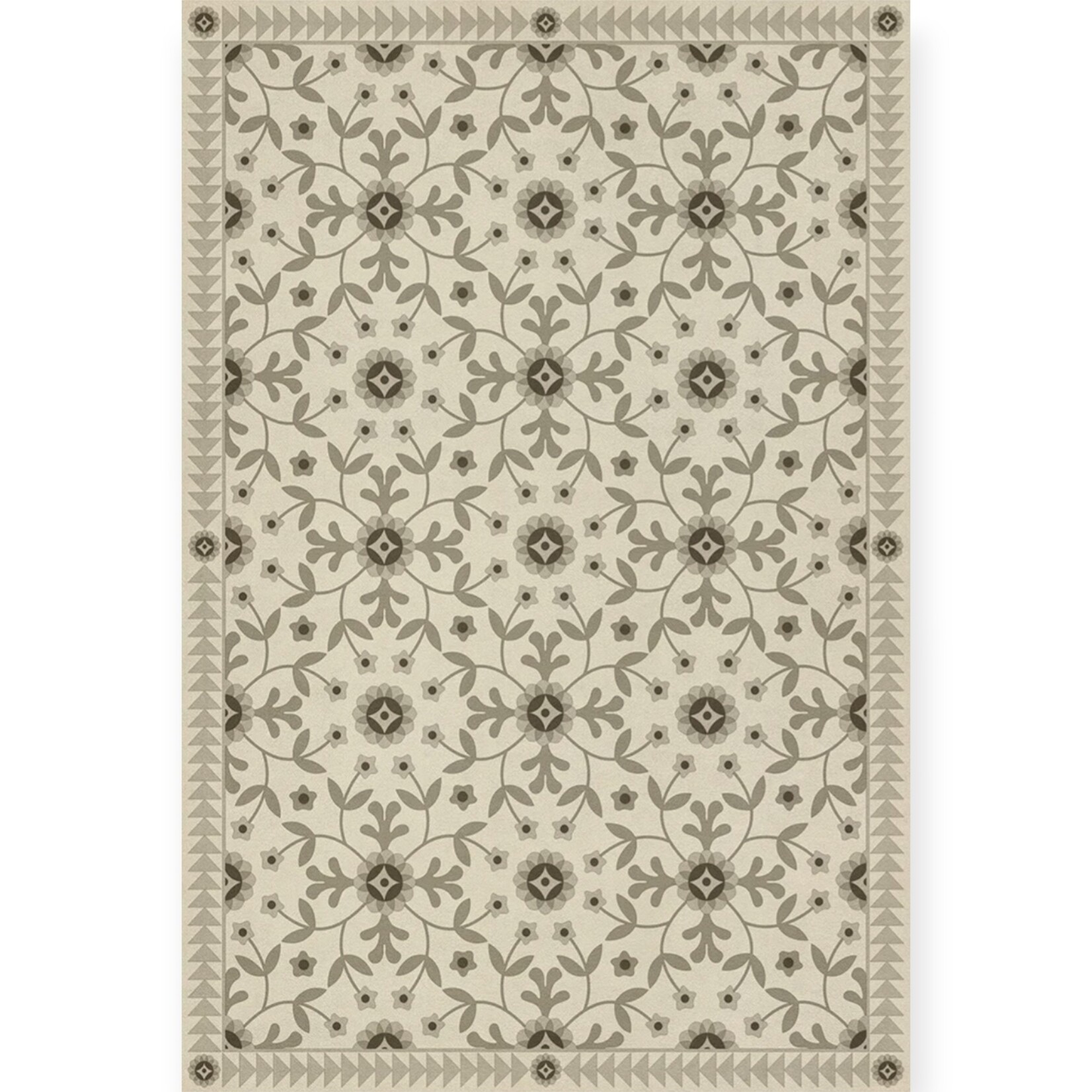 Whig Rose Vintage Vinyl Floorcloths