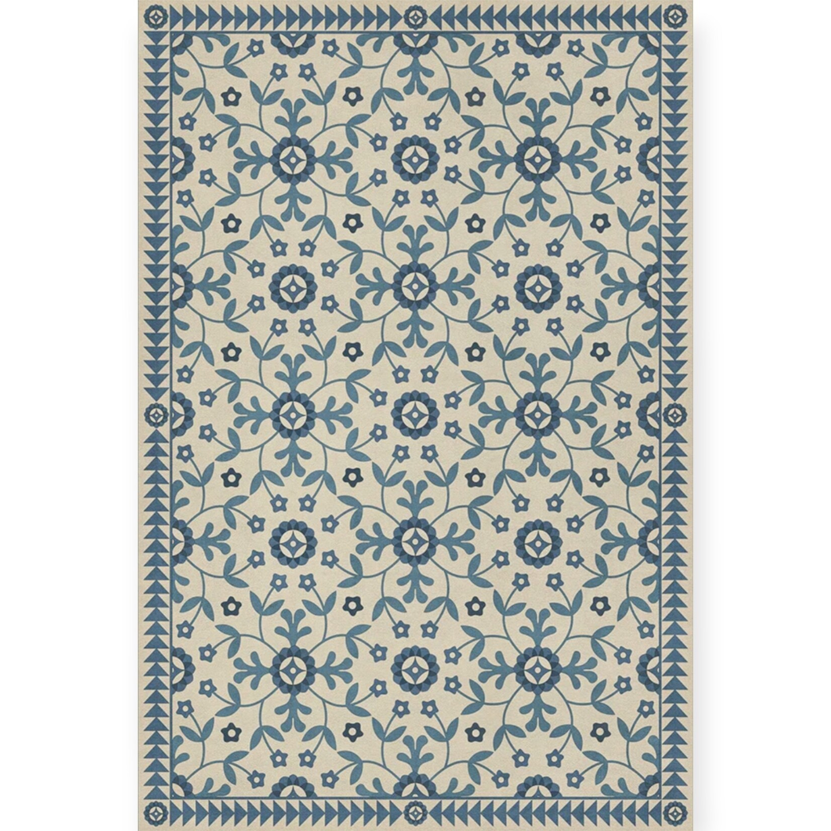 Whig Rose Vintage Vinyl Floorcloths