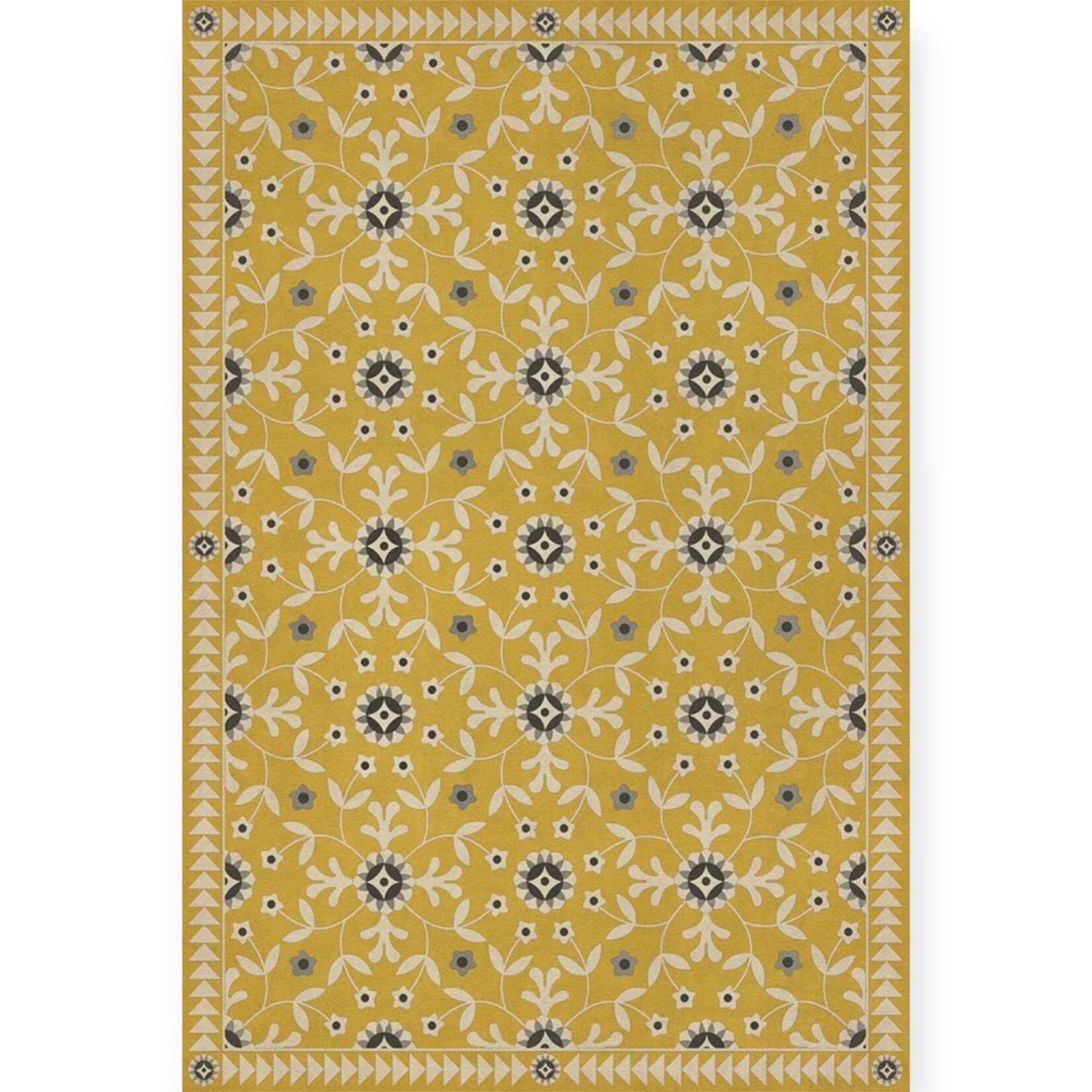 Whig Rose Vintage Vinyl Floorcloths