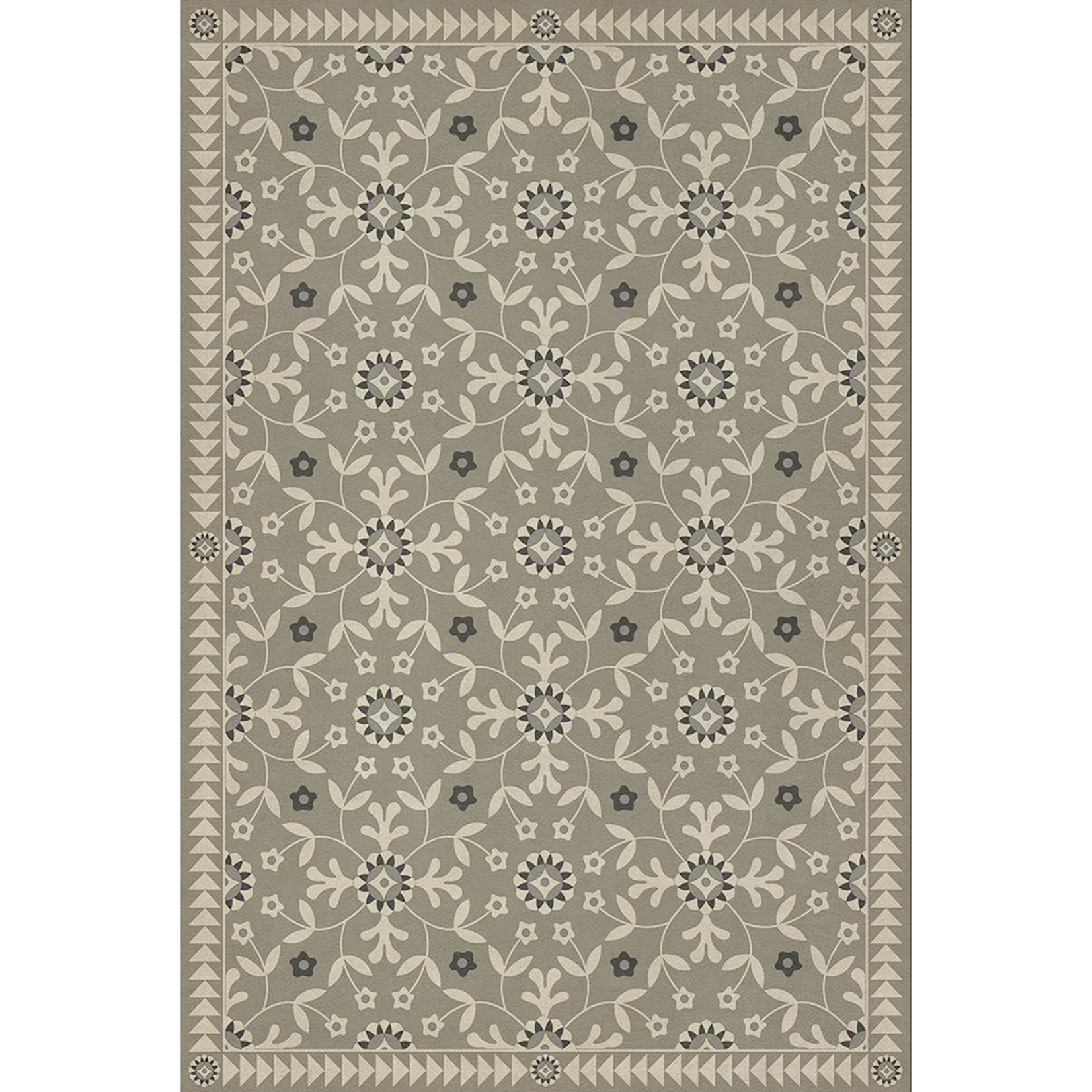 Whig Rose Vintage Vinyl Floorcloths
