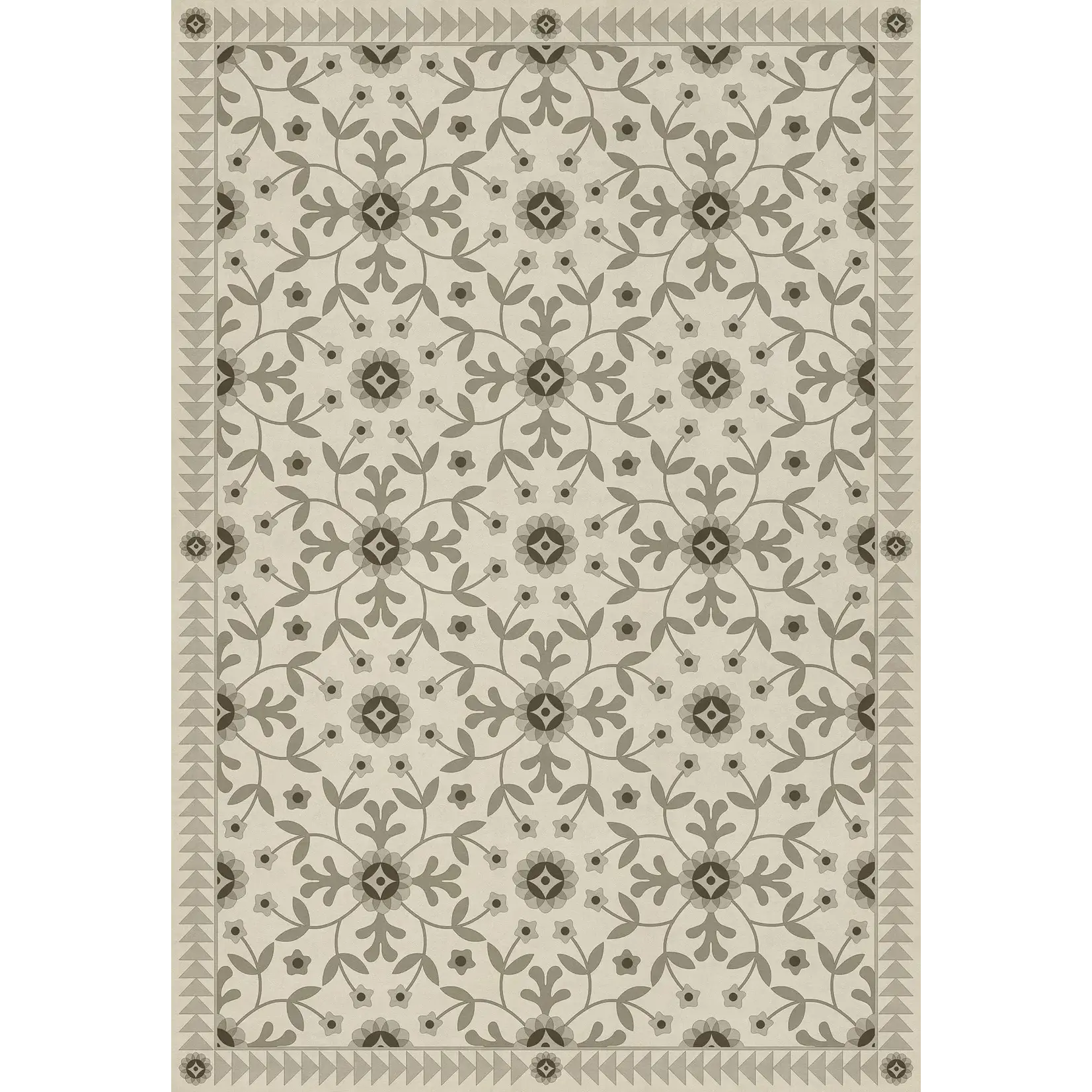 Whig Rose Vintage Vinyl Floorcloths