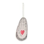 Skippy Cotton Heart in Hand Lavender Filled Ornament