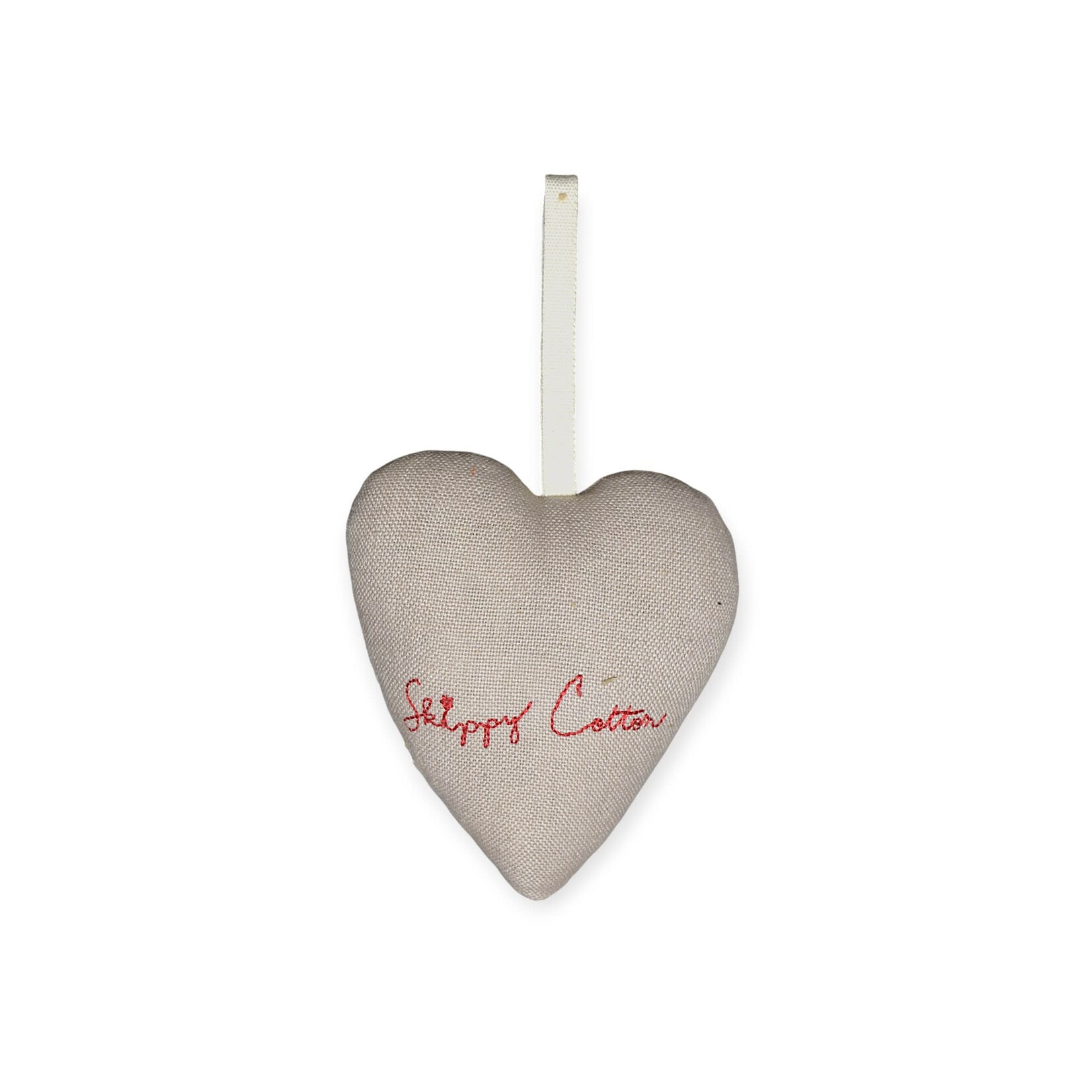 Skippy Cotton Handsome Heart Lavender Filled Ornament