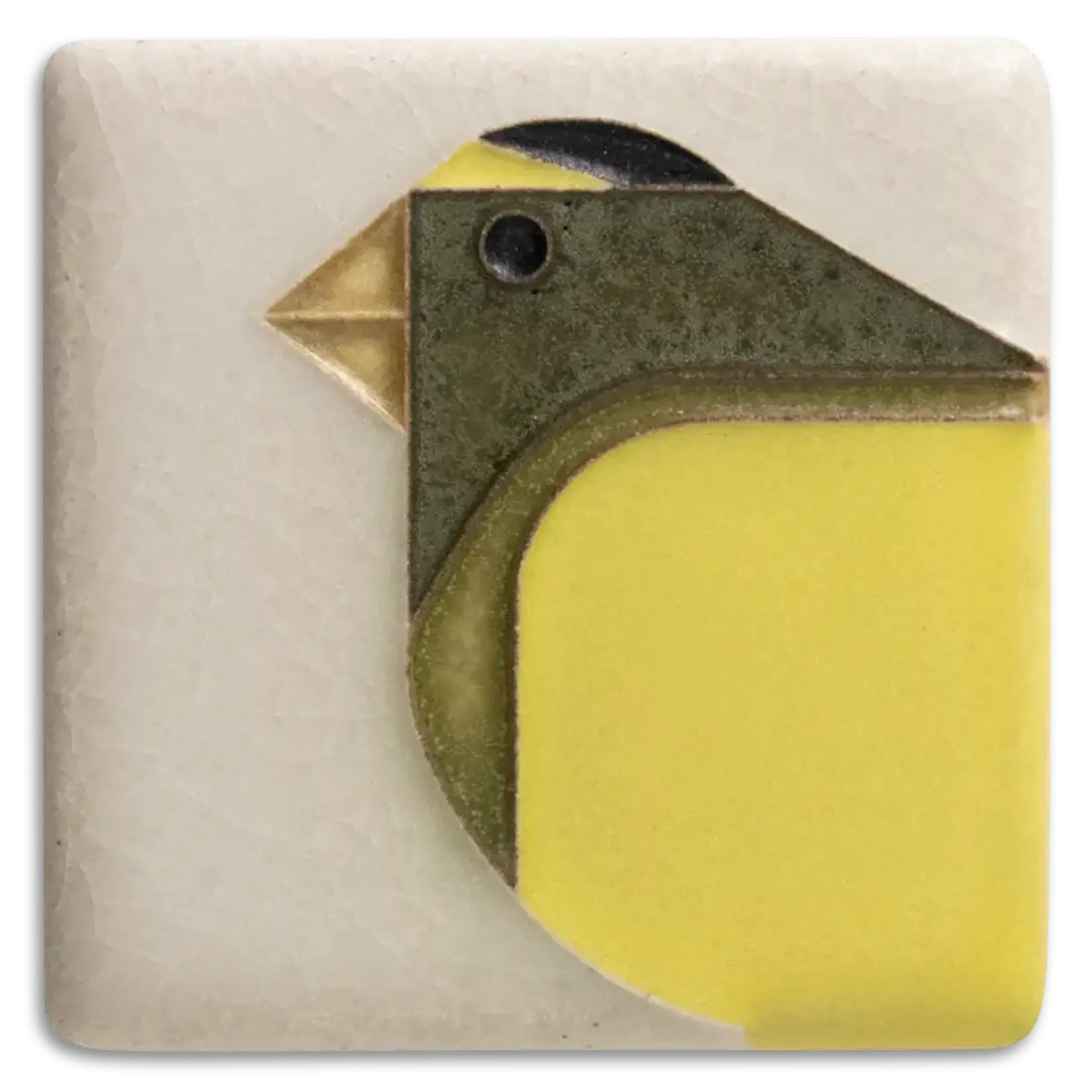 Motawi Tileworks Grosbeak Tile Bone