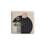 Motawi Tileworks Mouse Tile Bone