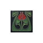 Motawi Tileworks Tulip Bud Tile Red