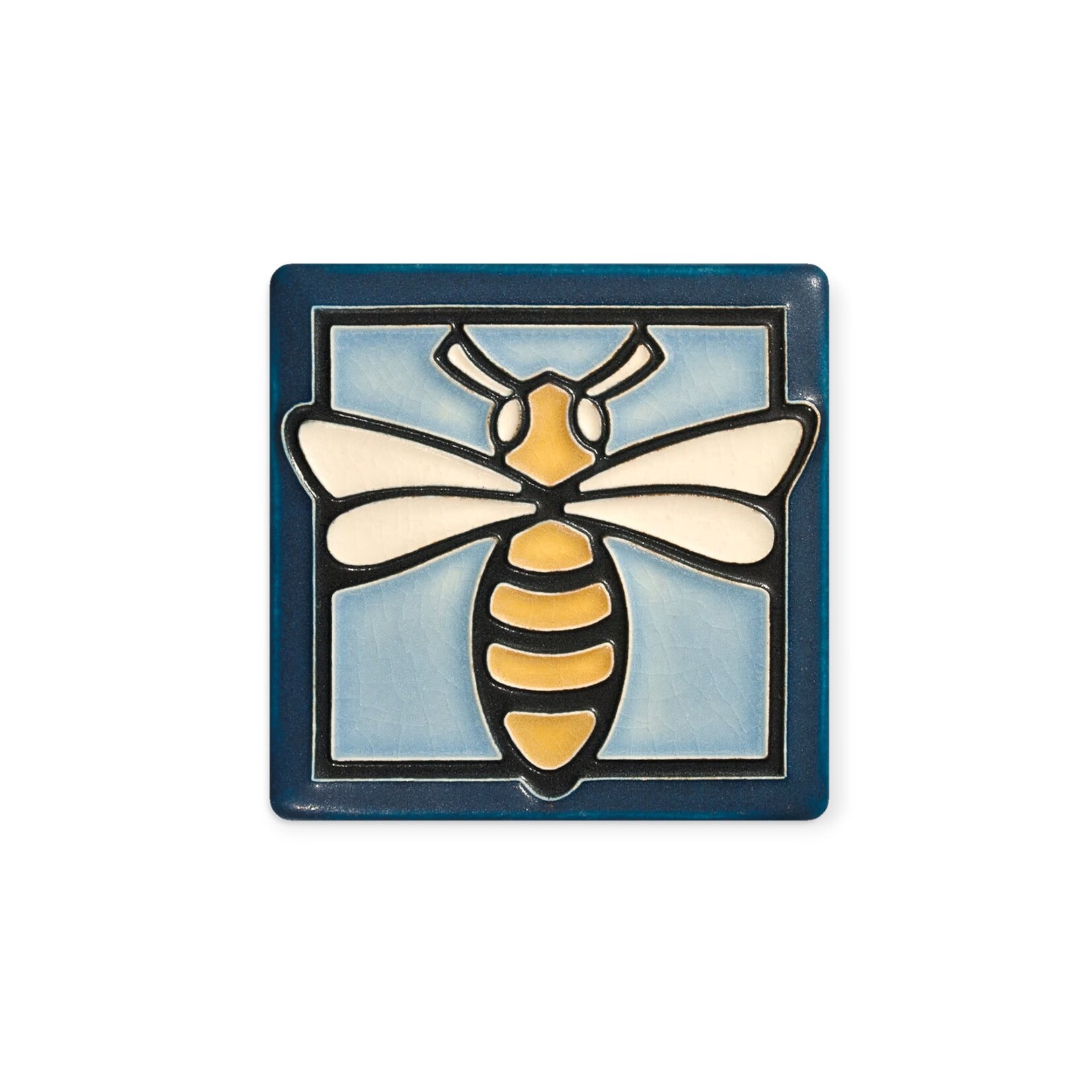 Motawi Tileworks Bee Tile Light Blue