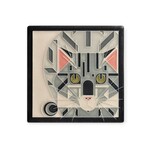 Motawi Tileworks Catnip Tile Grey
