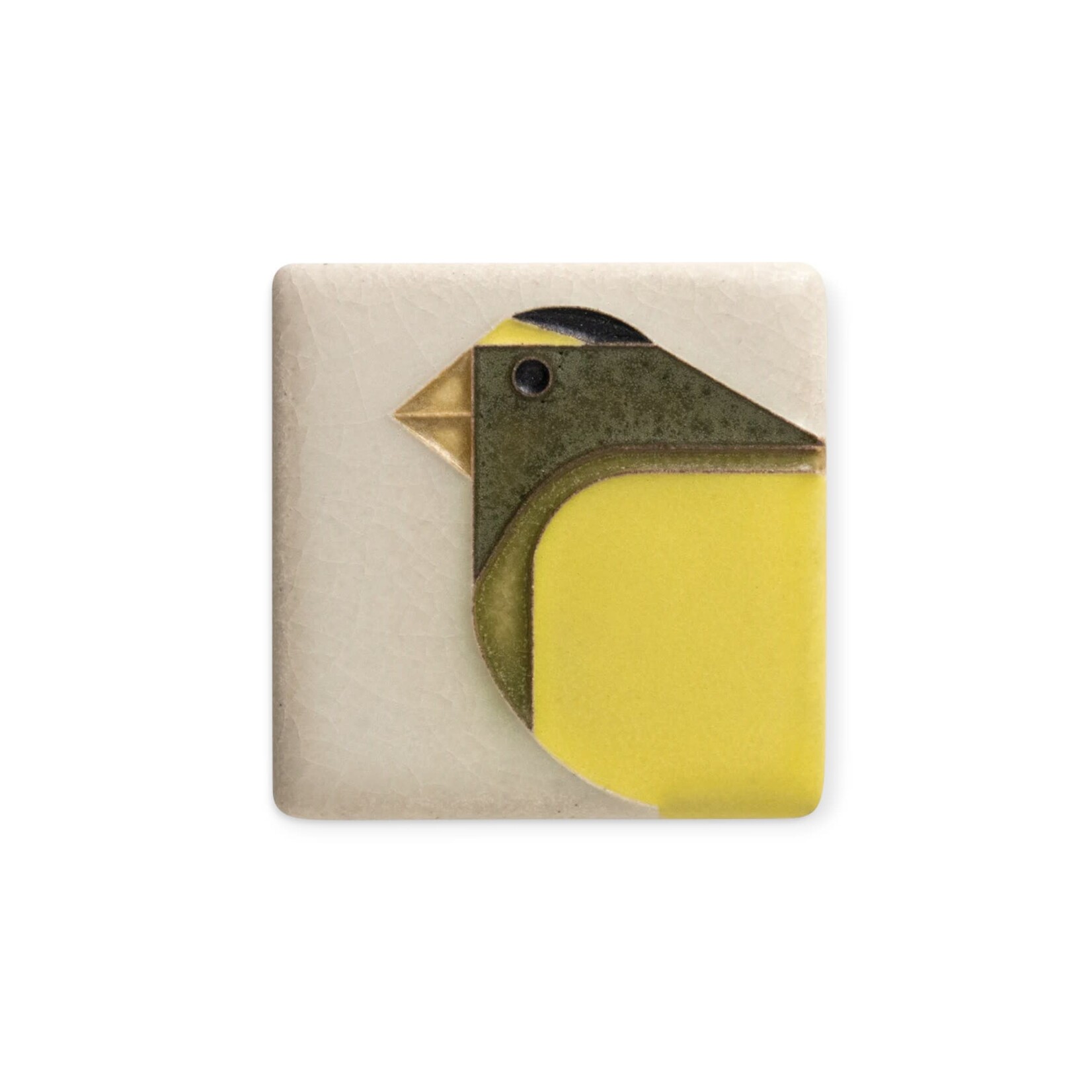 Motawi Tileworks Grosbeak Tile Bone