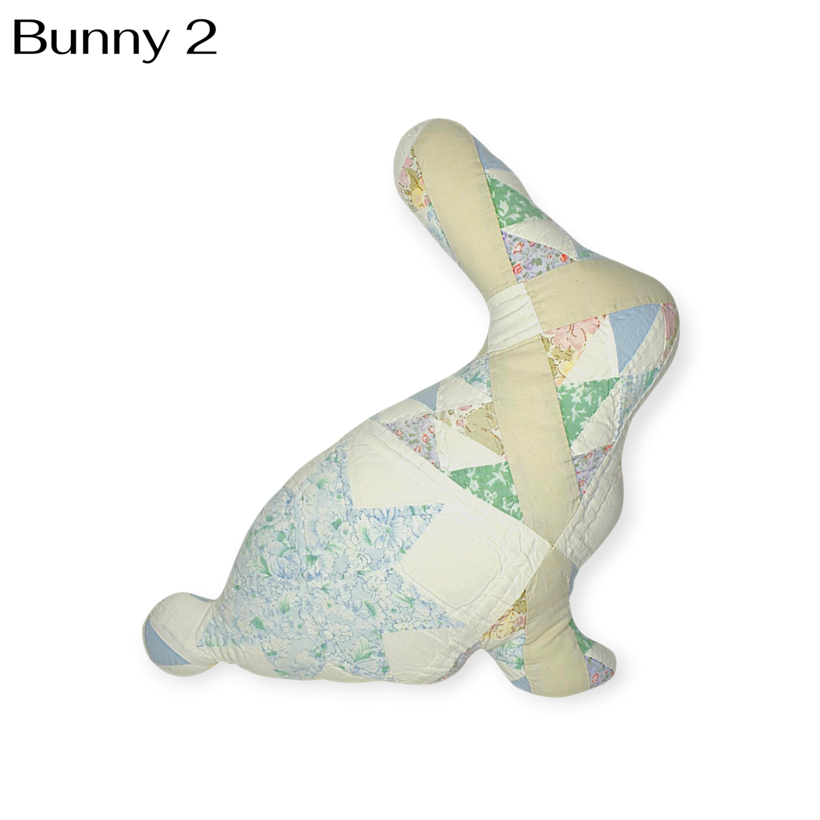 Dellwood Designs Vintage Quilt Bunny Pillow