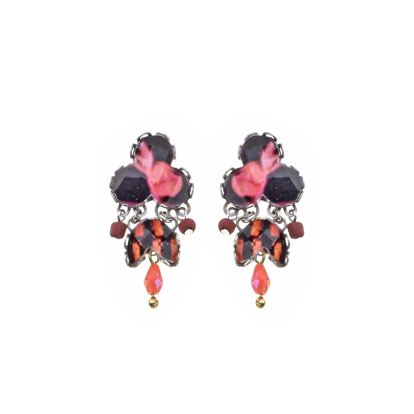 Ayala Bar Rosy Clay Blossin Earrings