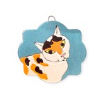 Catlantic Studio Cat Octagonal Terracotta Asst