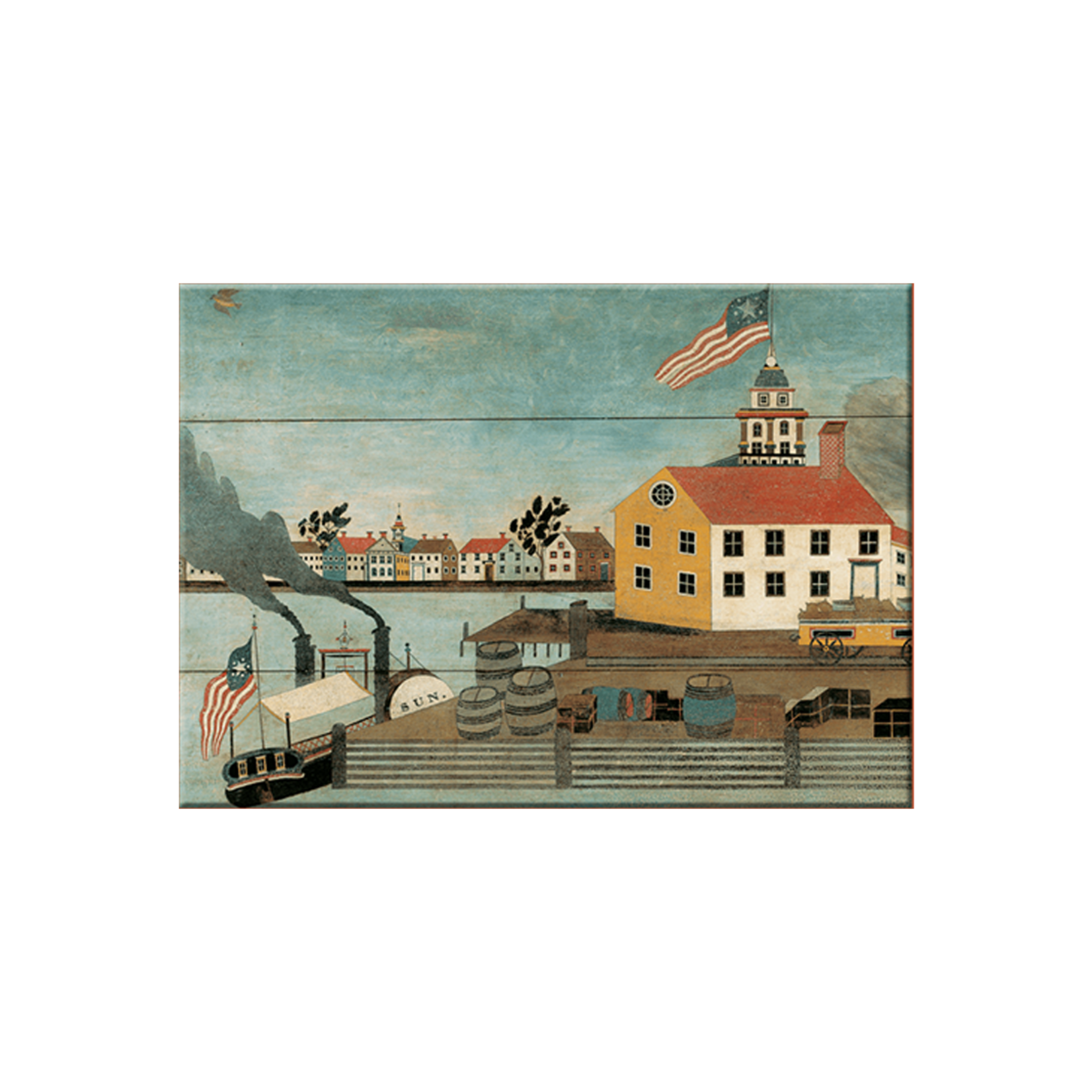 Museum Store Products Folk Nation Magnet Situation of America, 1848