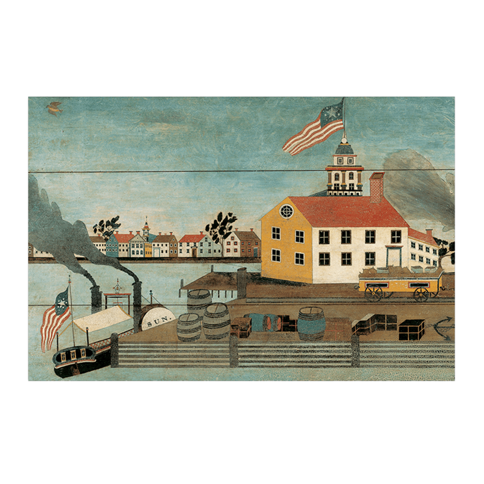 Museum Store Products Folk Nation Postcard Situation of America