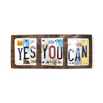 Matt Black Yes You Can License Plates