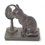 Abbott Small Cat Gazing In Mirror Figurine