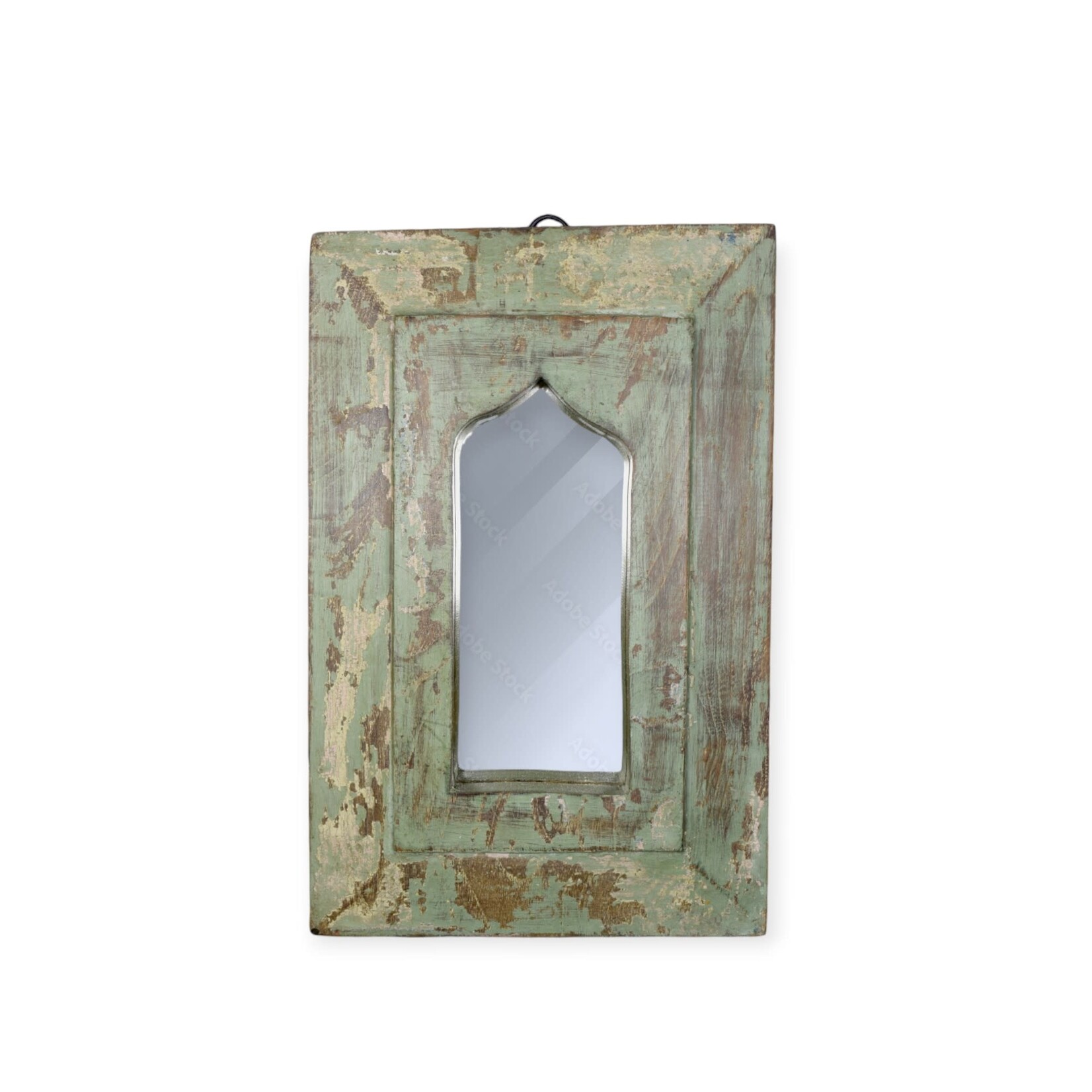 Asia West Salvaged Wood Mirror