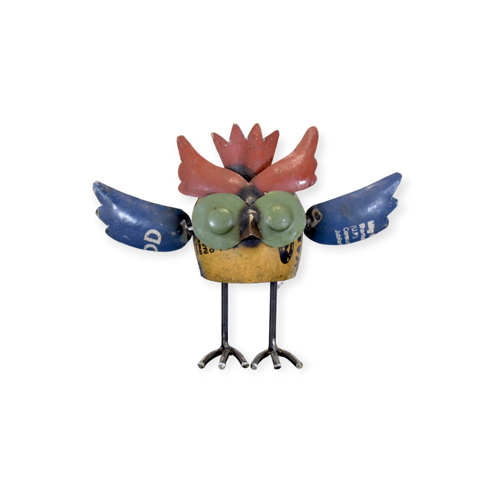 Everyday Artifact 20 Recycled Metal Wild Owl