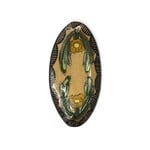 Tough Kitty Designs Globe Mallow Sgraffito Trinket Dish