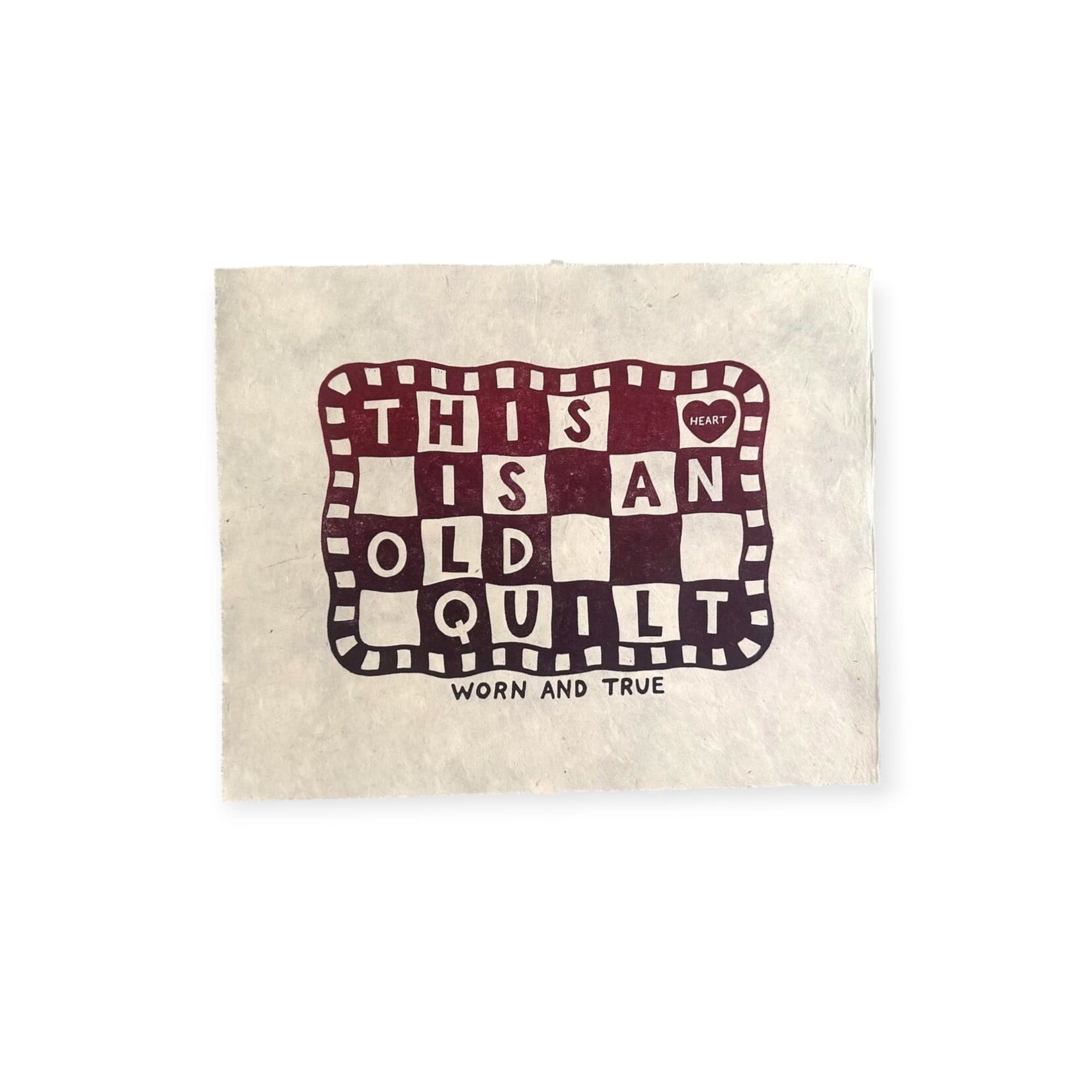 Salted Snail Studio Linocut Print