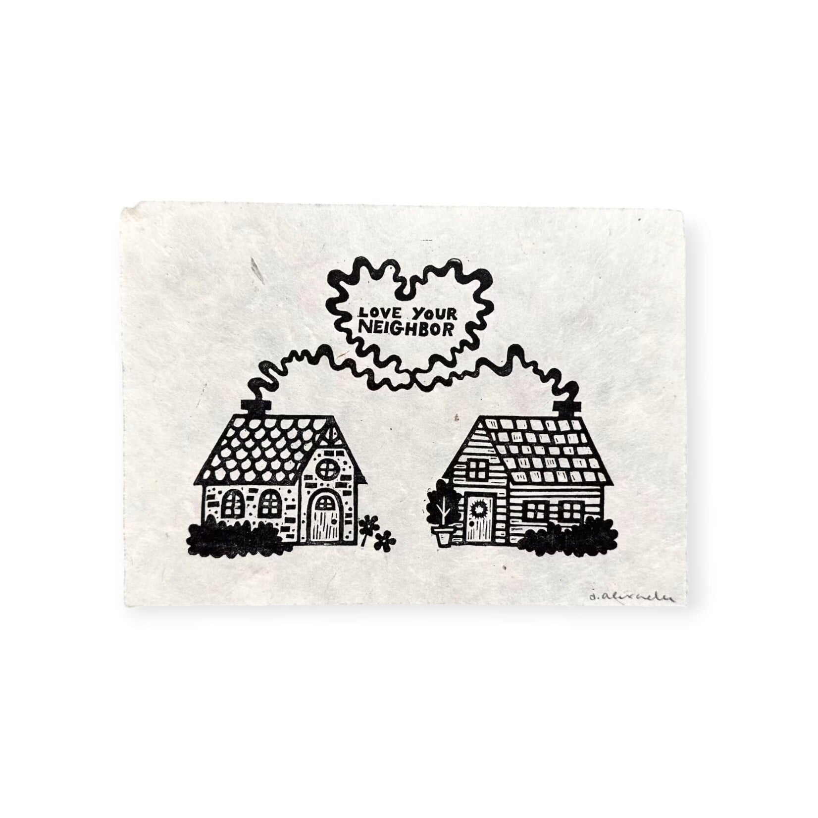 Salted Snail Studio Linocut Print