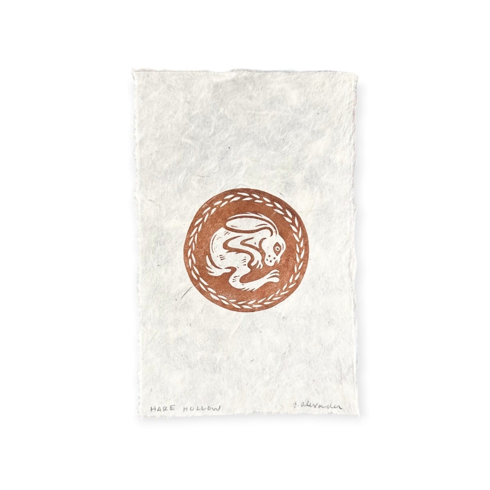 Salted Snail Studio Linocut Print