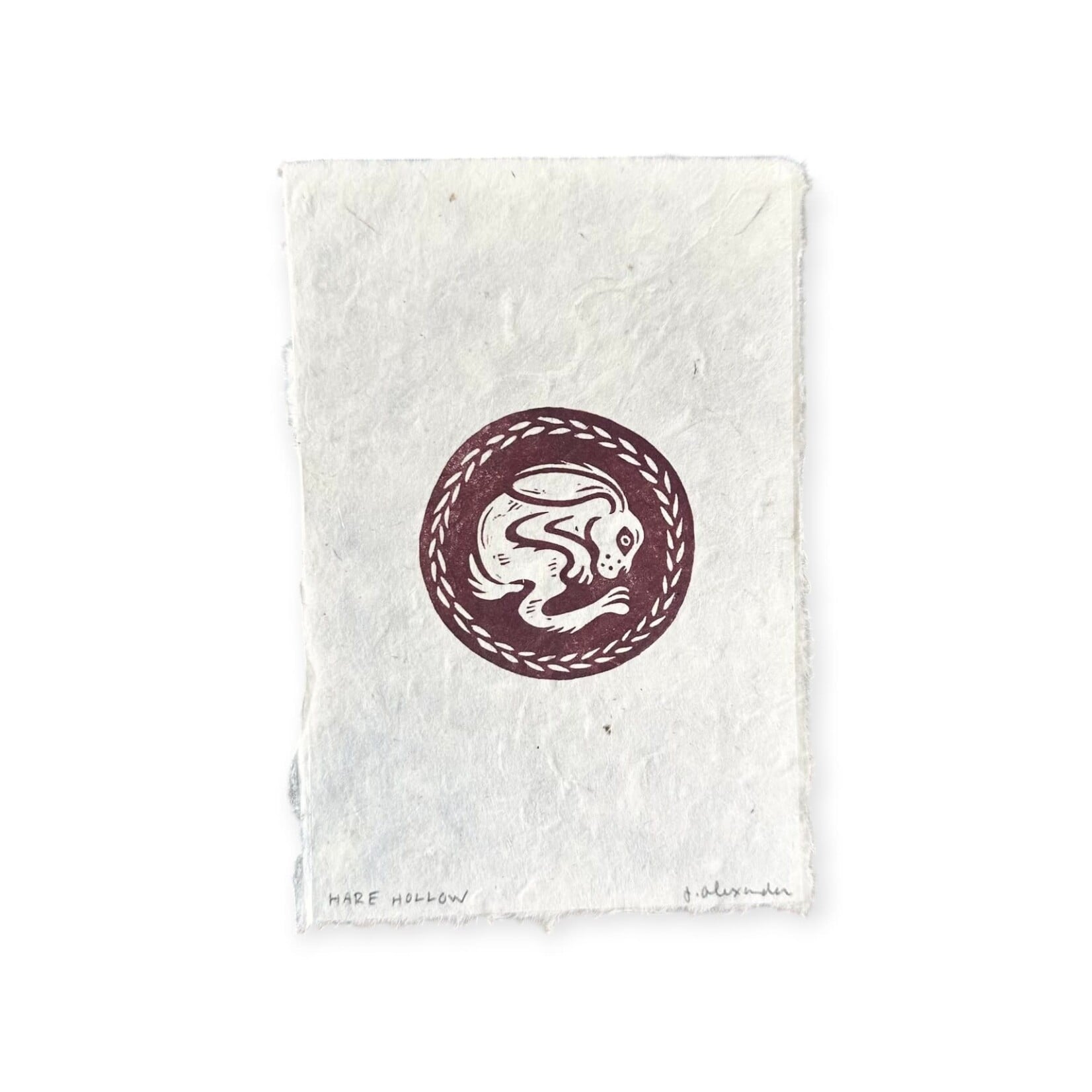 Salted Snail Studio Linocut Print