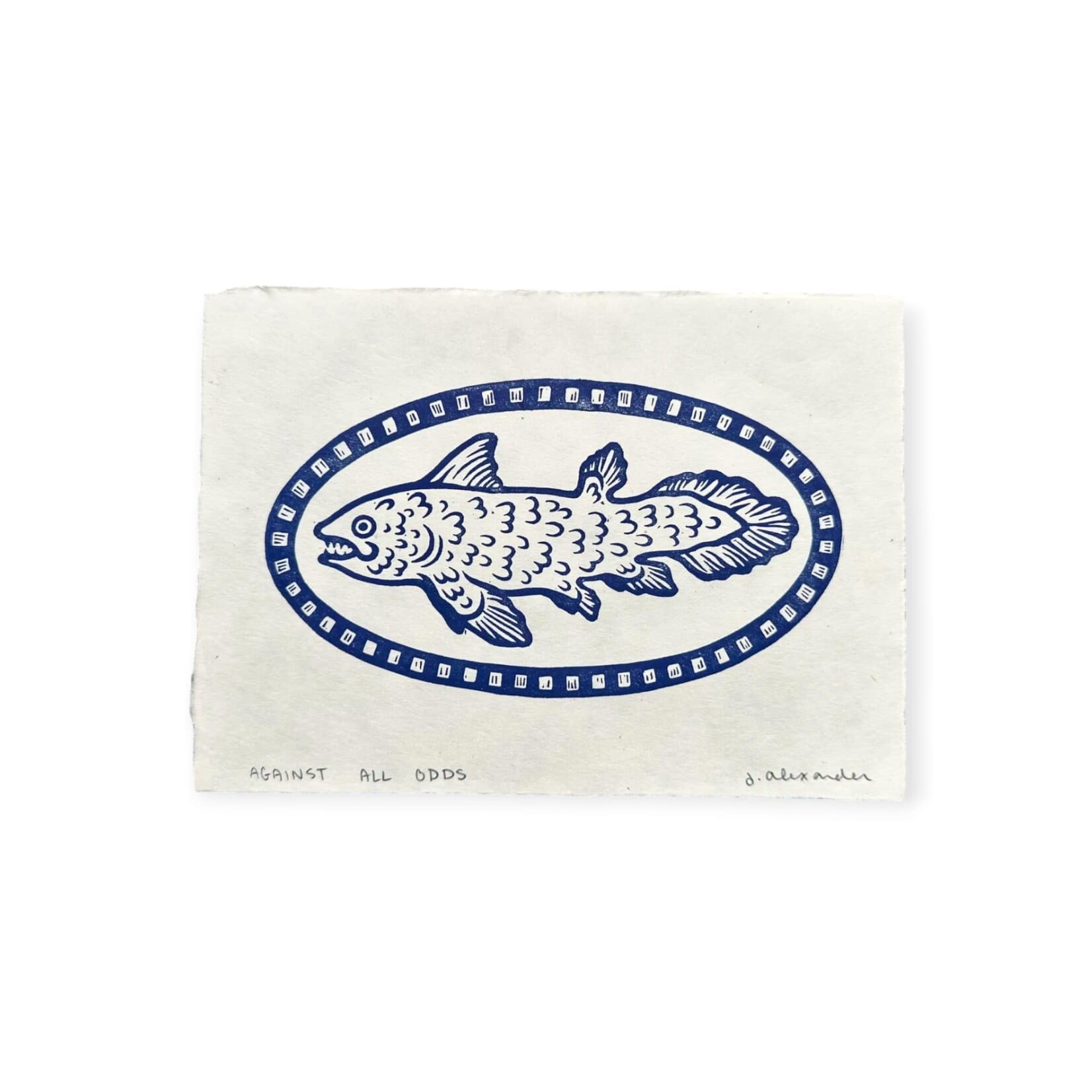 Salted Snail Studio Linocut Print