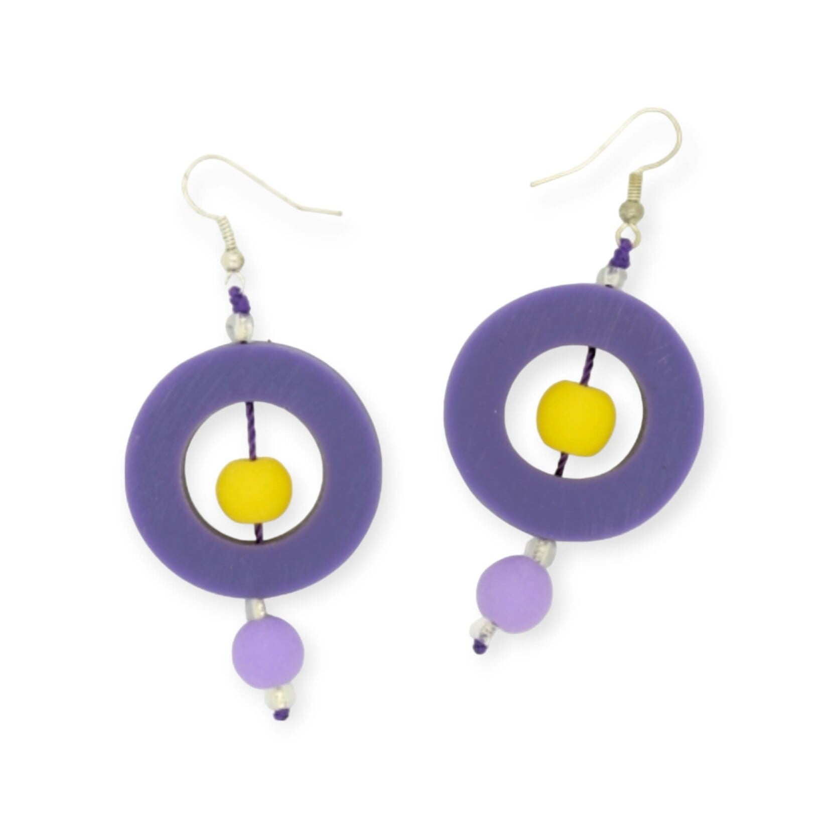 Nusantara Diwali Resin Earring Round