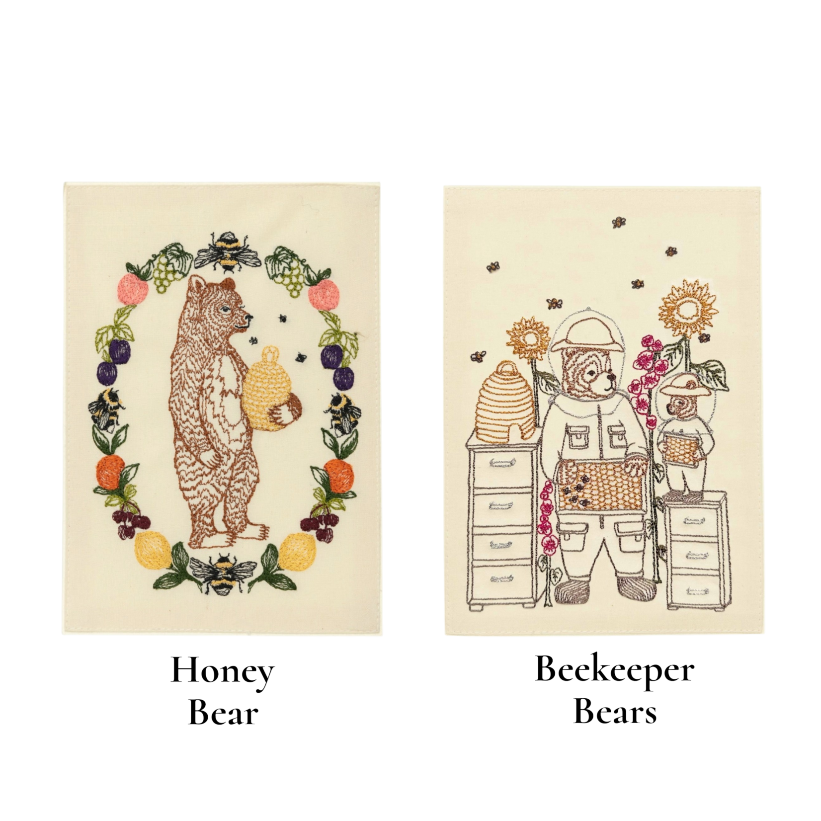 Coral & Tusk Embroidered Greeting Card