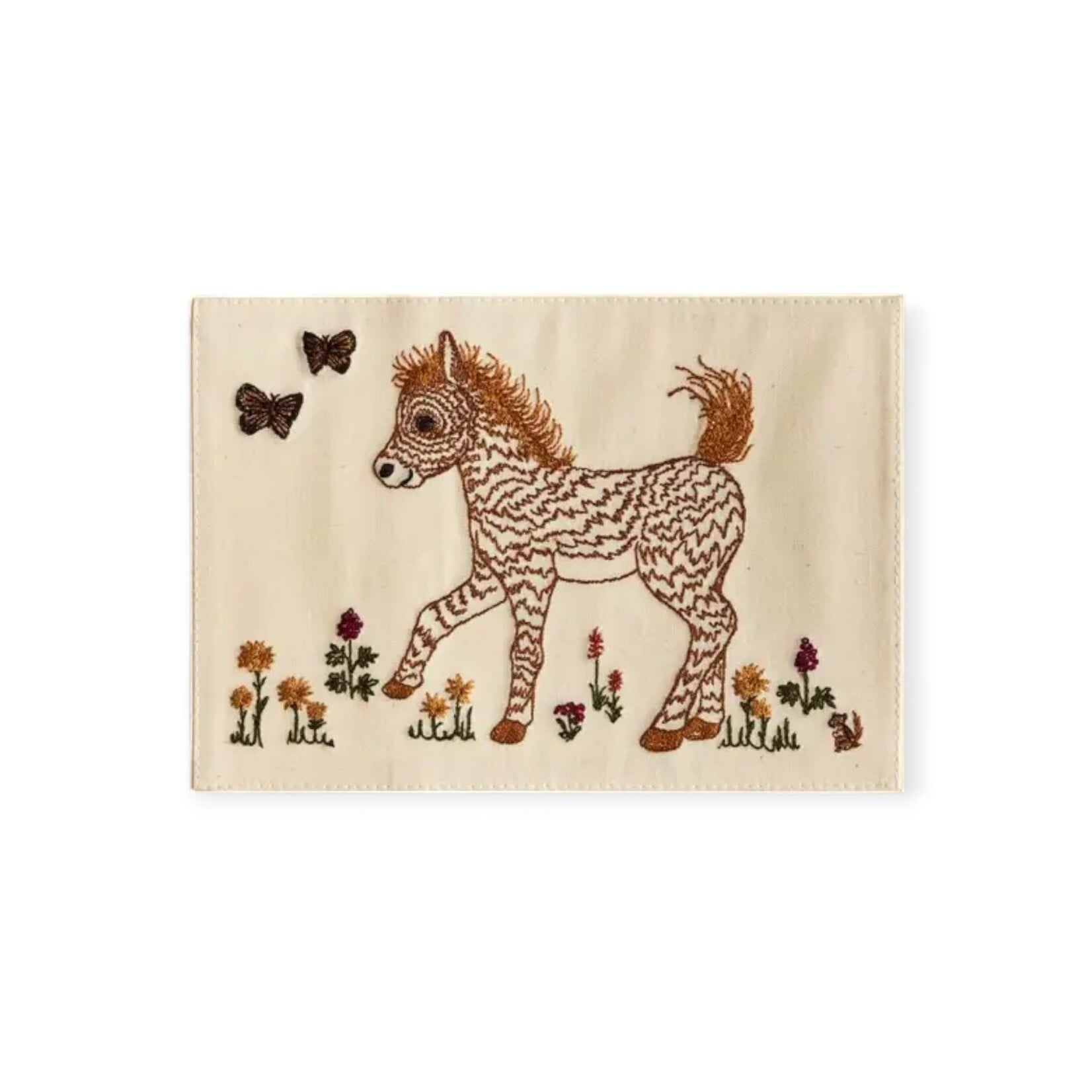 Coral & Tusk Embroidered Greeting Card