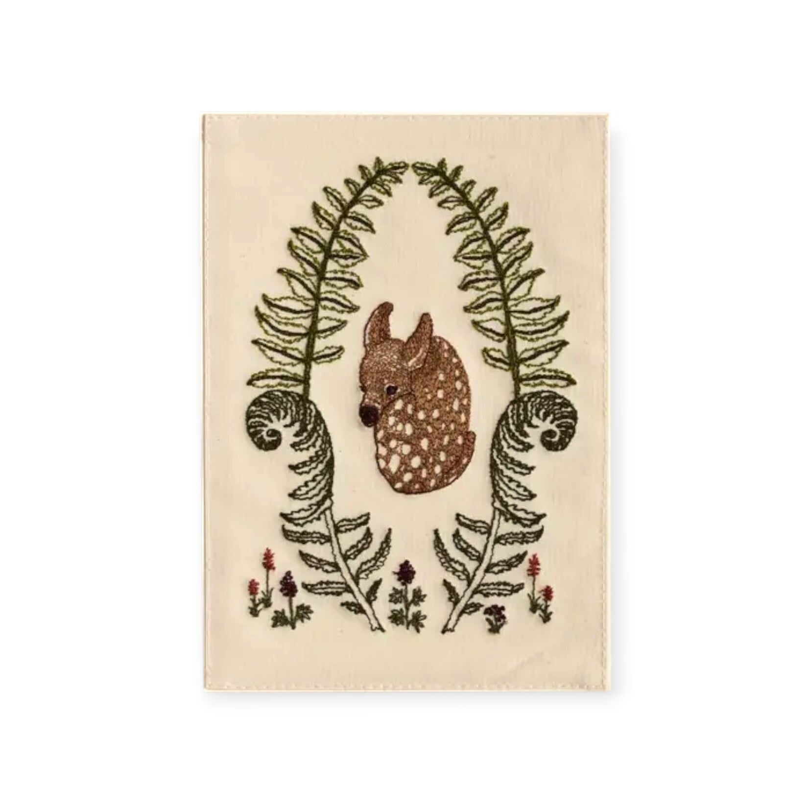 Coral & Tusk Embroidered Greeting Card