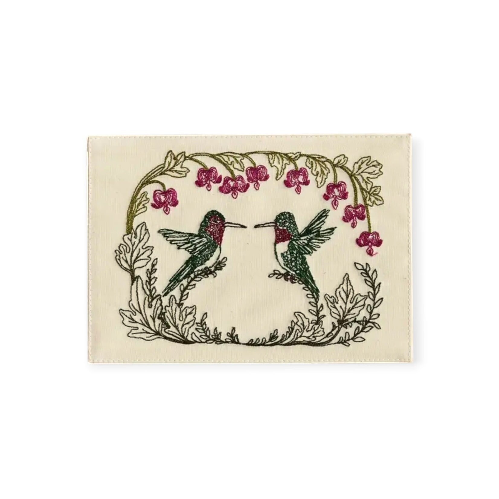 Coral & Tusk Embroidered Greeting Card