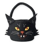 Global Goods Partners Felt Black Cat Halloween Bucket