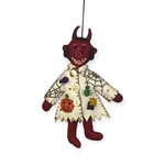 Stitch By Stitch Devil White Coat Ornament