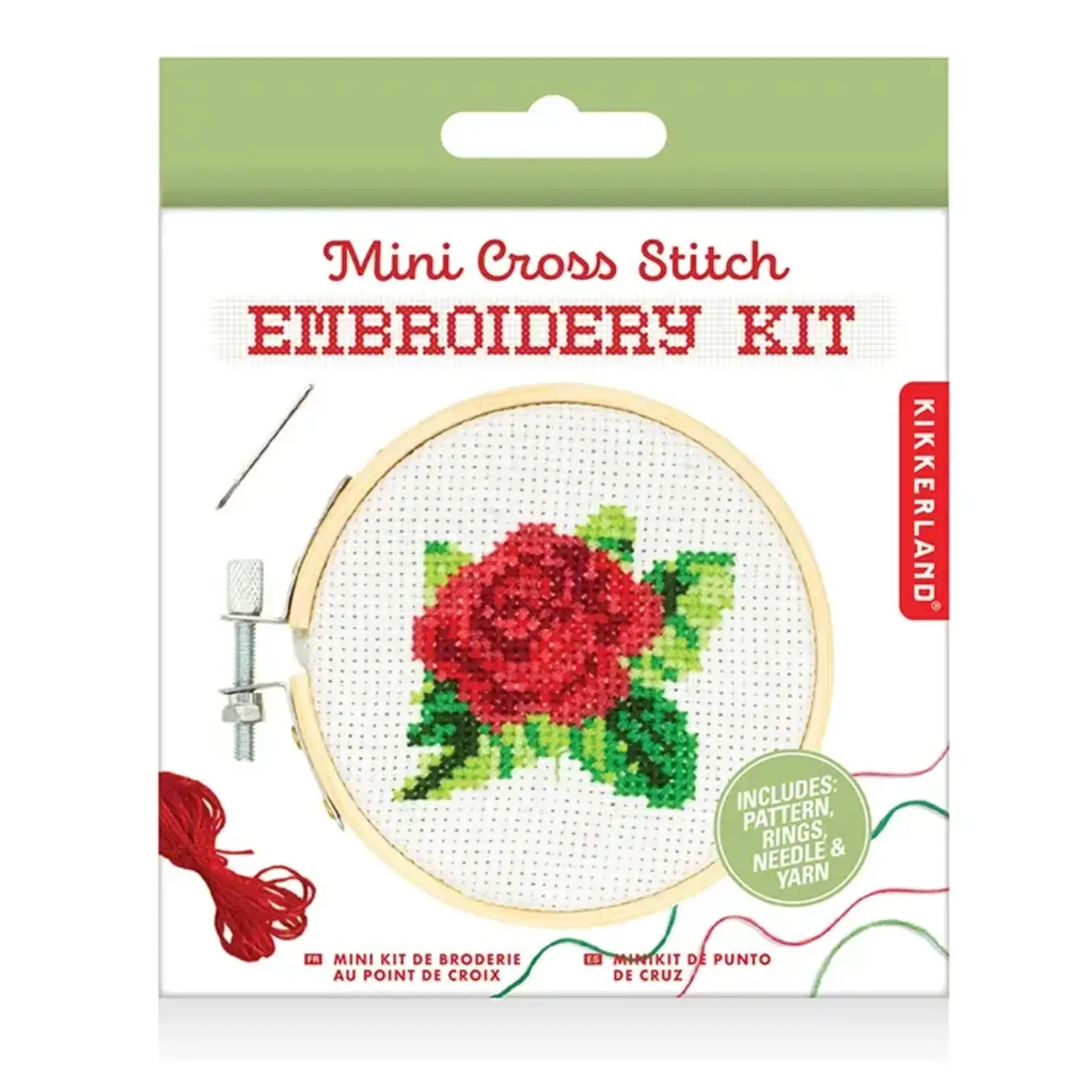 Kikkerland Design Mini Cross Stitch Kit