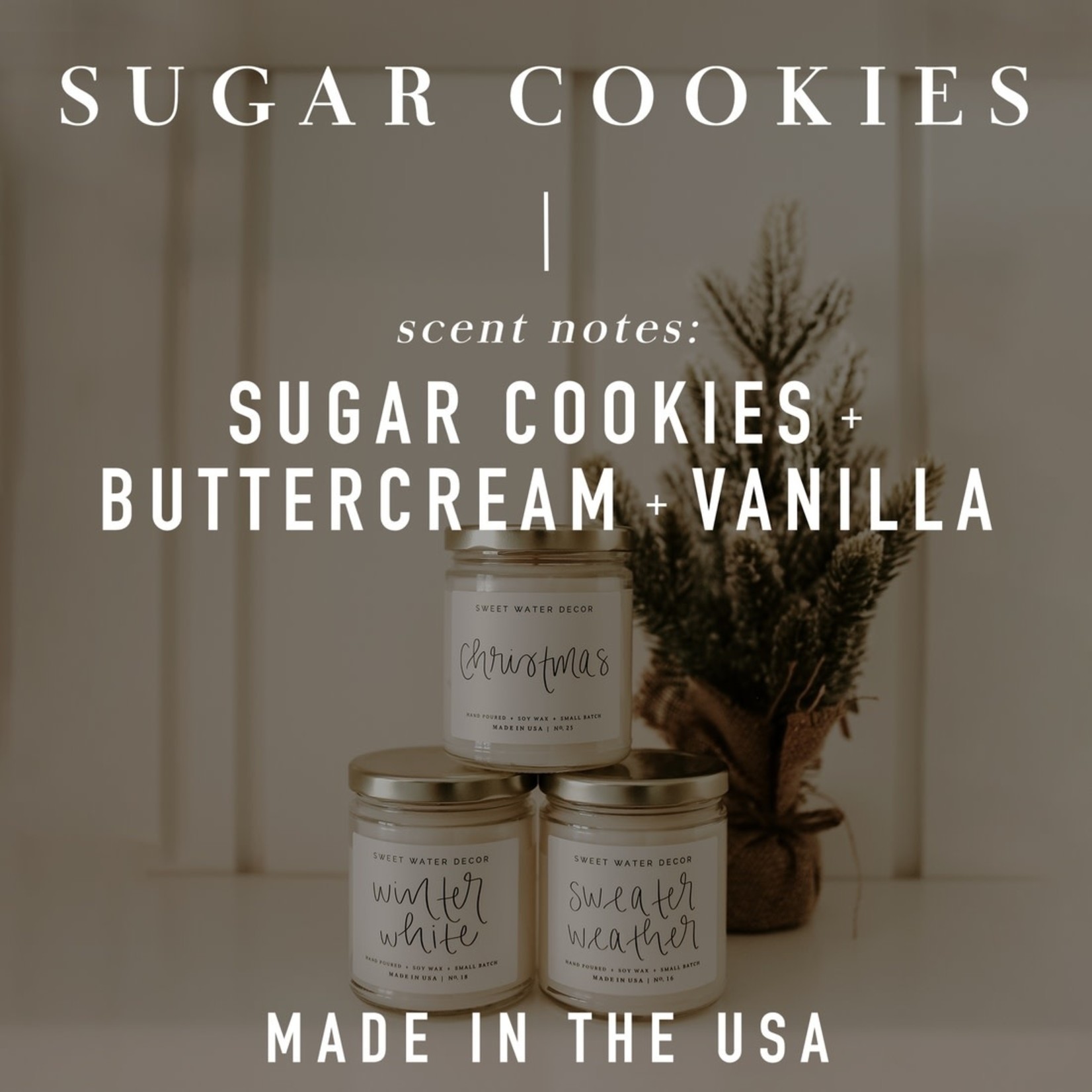 sweet water decor sugar cookie candle