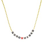 gunner & lux good vibes necklace