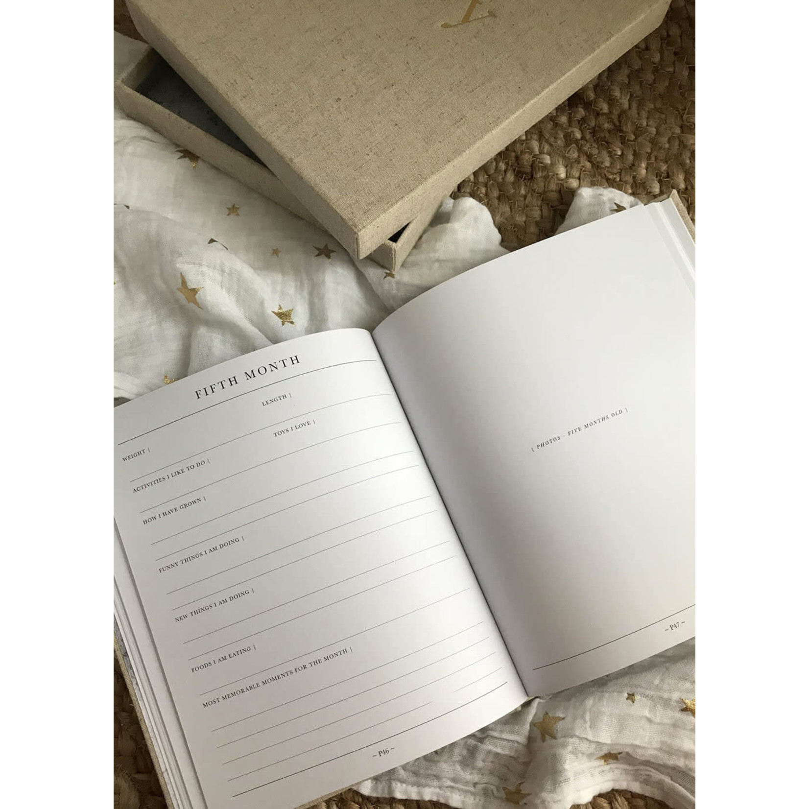 write to me first year of you {baby journal}