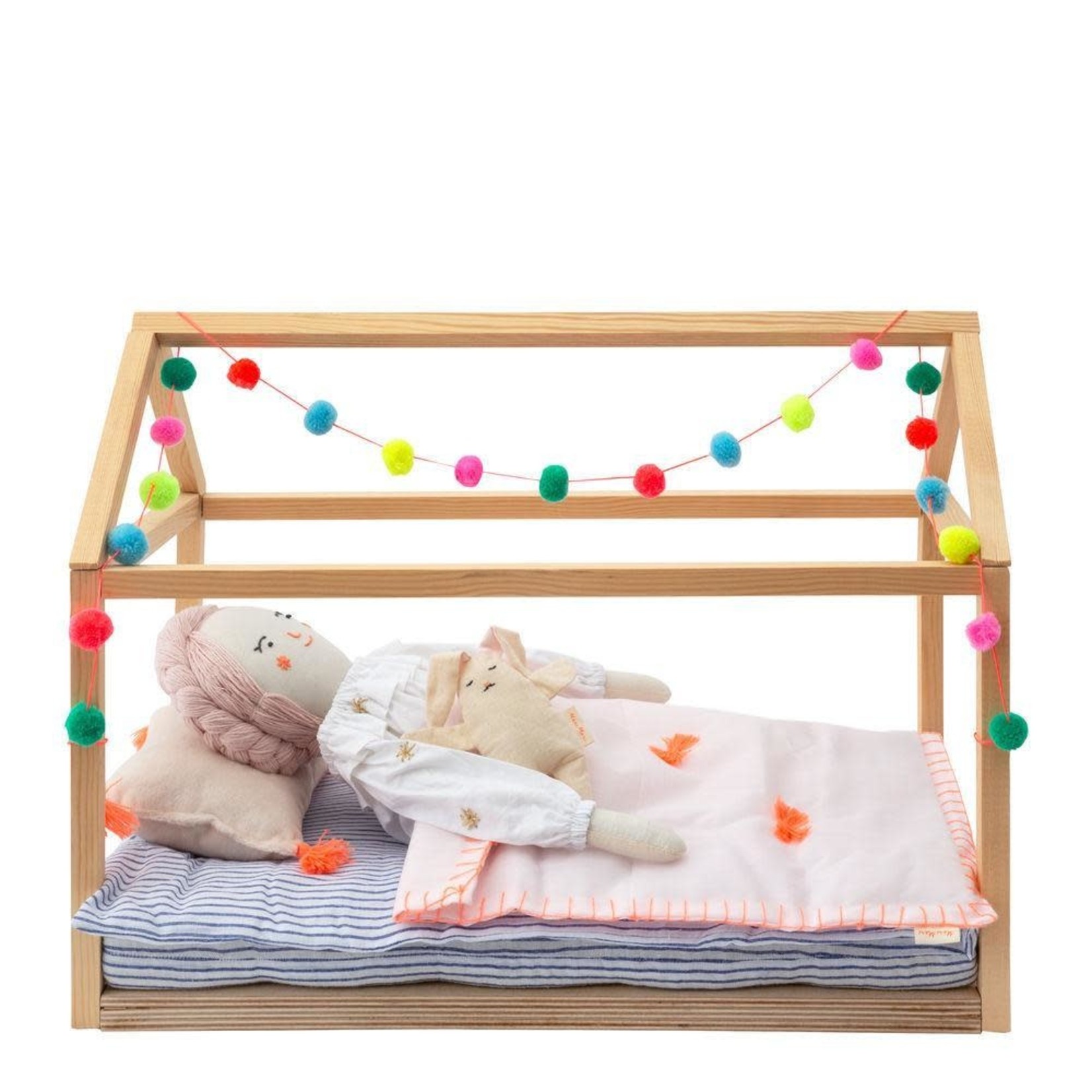 meri meri wooden doll bed