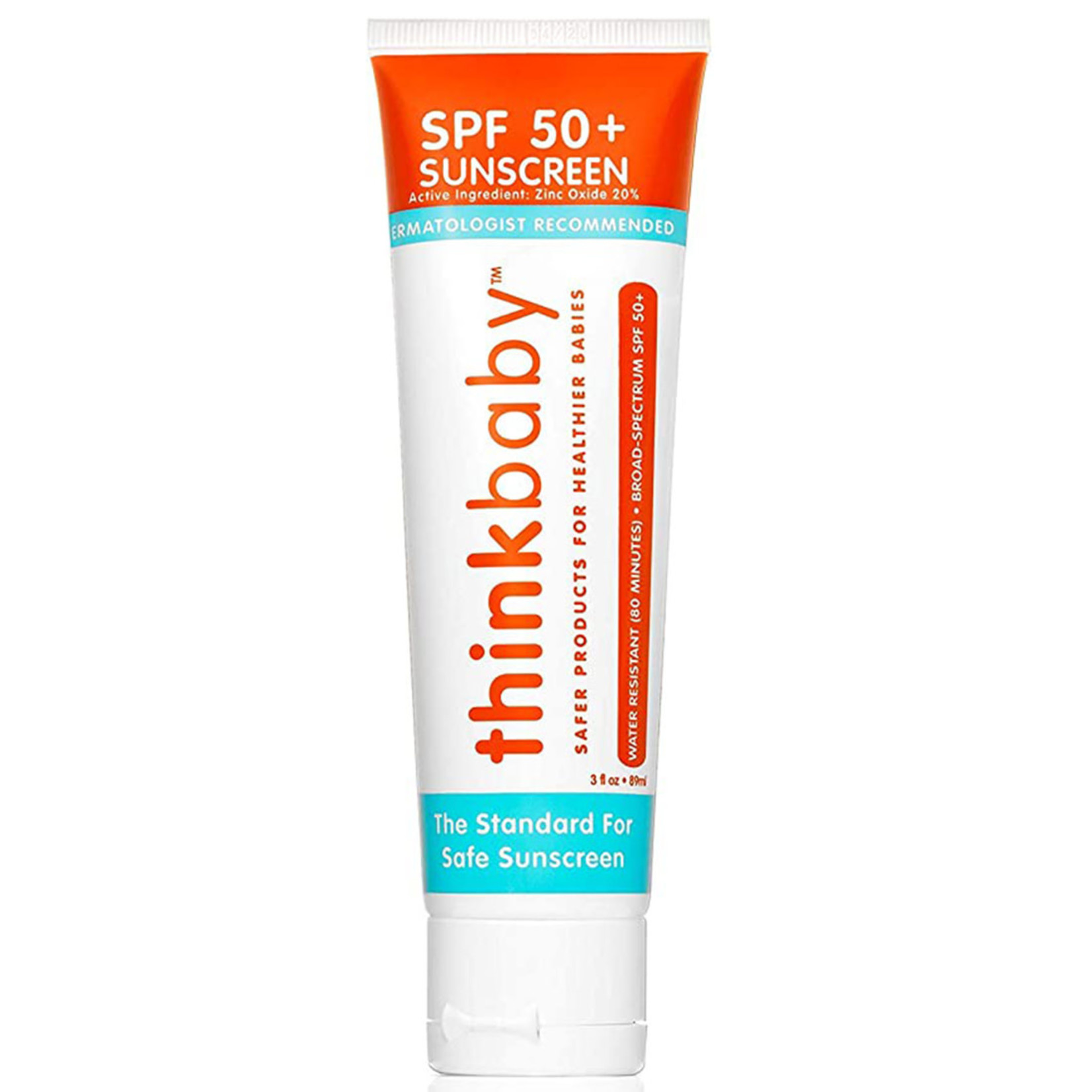think baby SPF 50 sunscreen