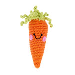 pebble friendly carrot rattle - pebble