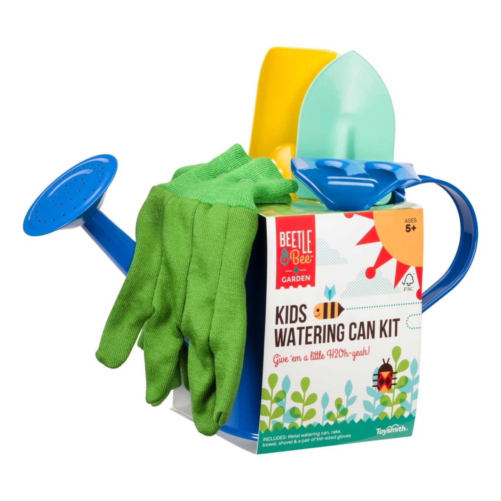 beetle & bee watering can kit