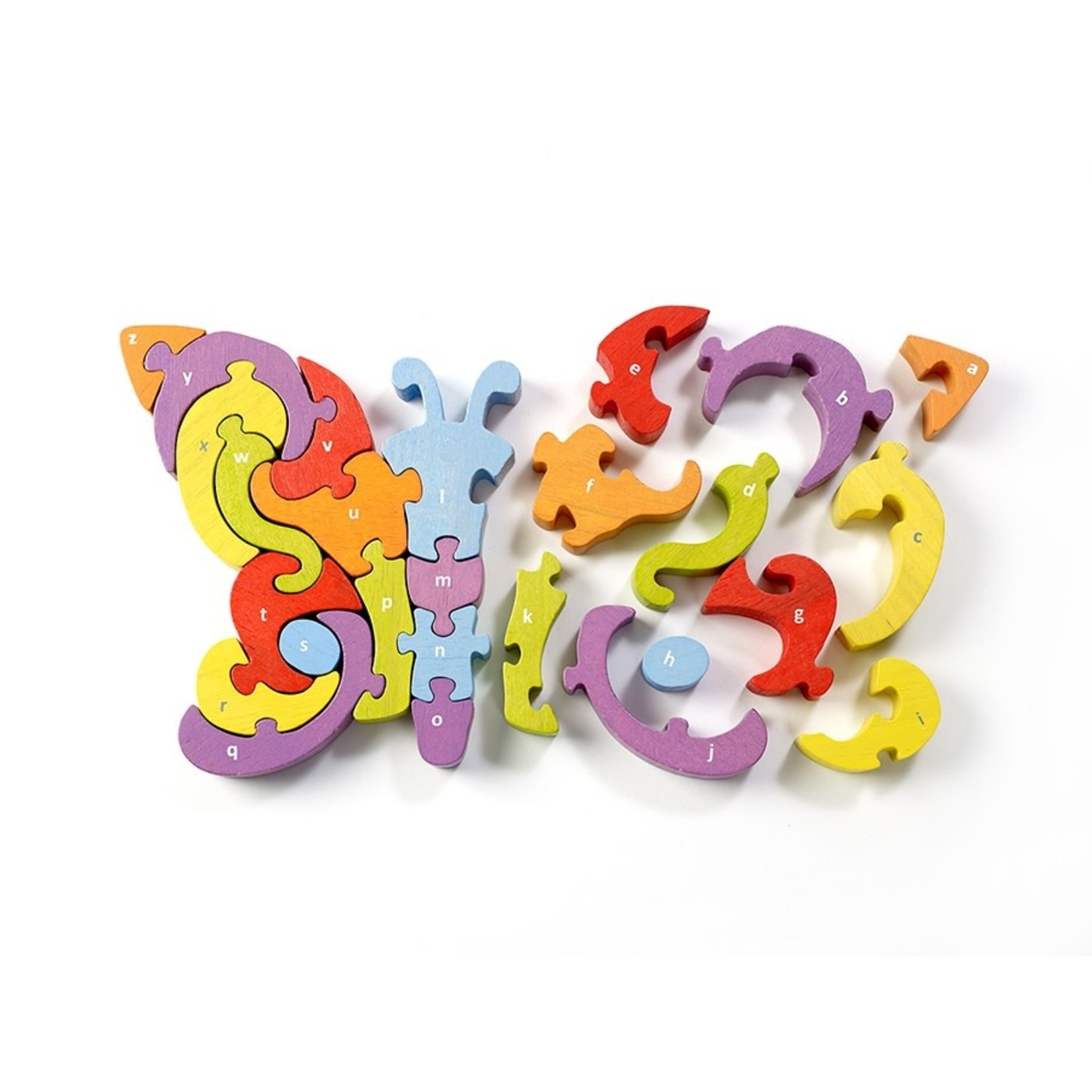 begin again toys A to Z butterfly puzzle