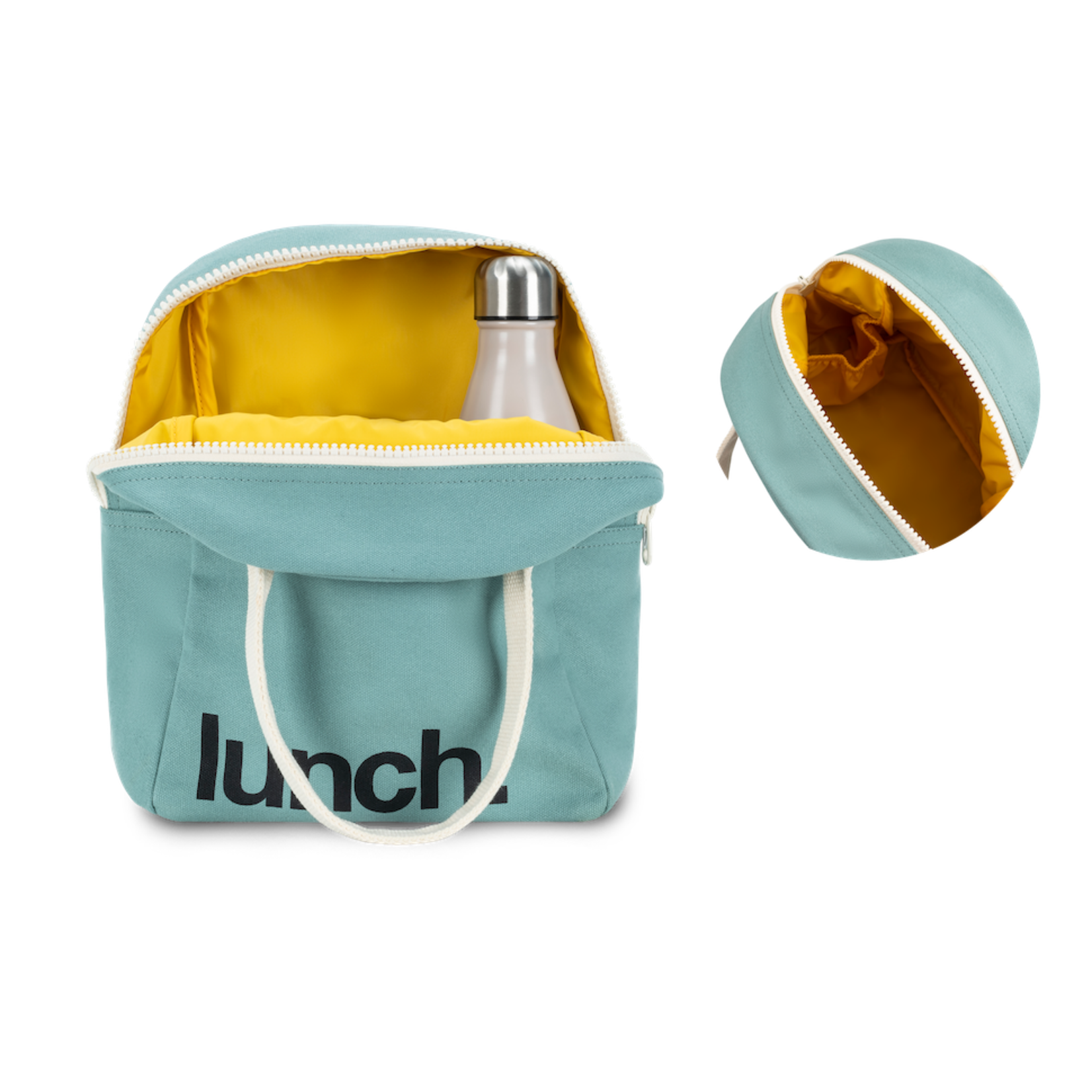 fluf teal lunch. tote