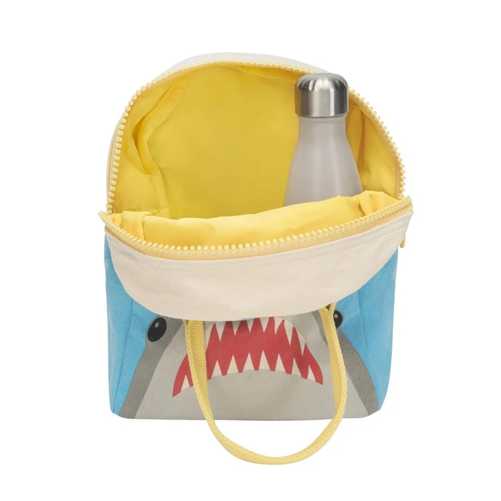 fluf shark lunch tote