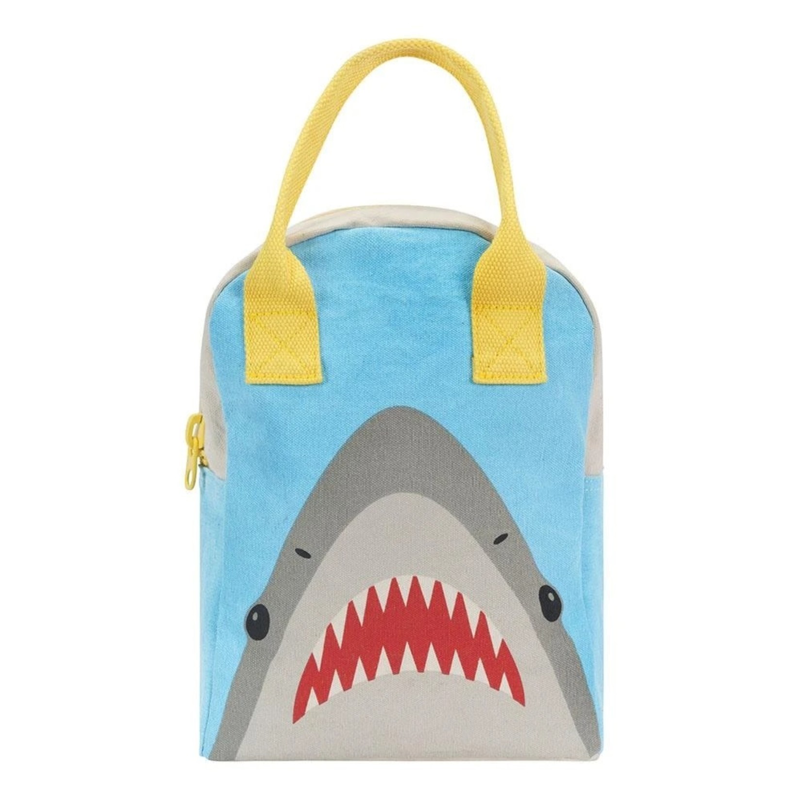 fluf shark lunch tote