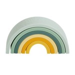 a lovely little company sage silicone stacking rainbow