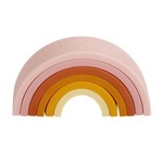a lovely little company pink silicone stacking rainbow